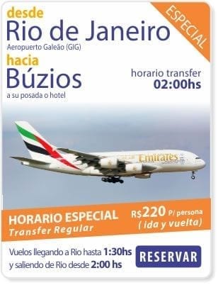 Transfer rio buzios especial