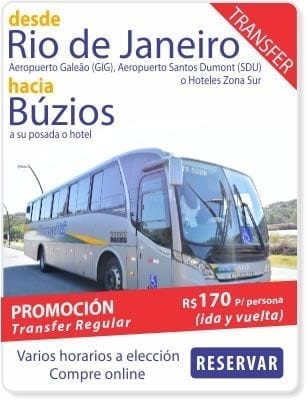 Transfer rio buzios rio ida y vuelta promocion