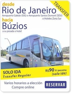 Transfer Rio a Buzios solo Ida