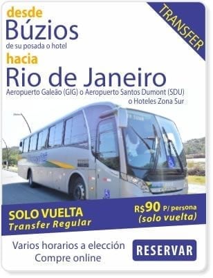 Transfer rio buzios solo vuelta